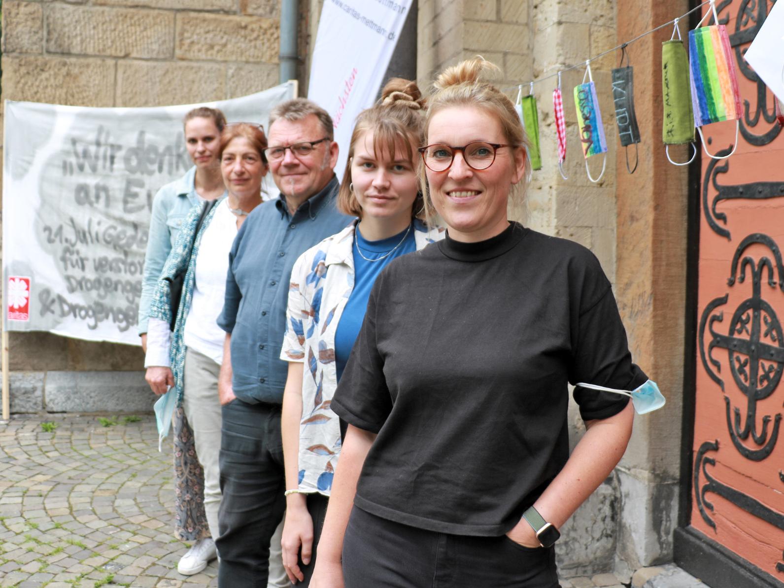 Caritas gedenkt der in 2021 verstorbenen Drogenkonsument*innen